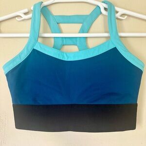 Fabletics Teal and Navy Bra